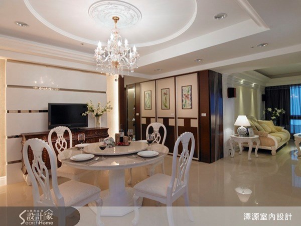 50坪＿新古典餐廳案例圖片＿澤源室內設計＿澤源_05之10