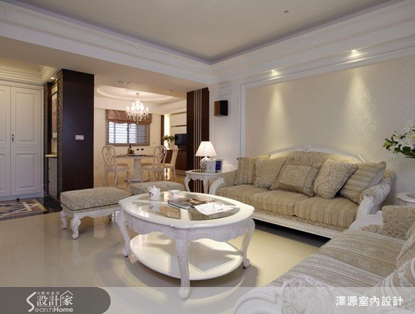 50坪＿新古典客廳案例圖片＿澤源室內設計＿澤源_05之5