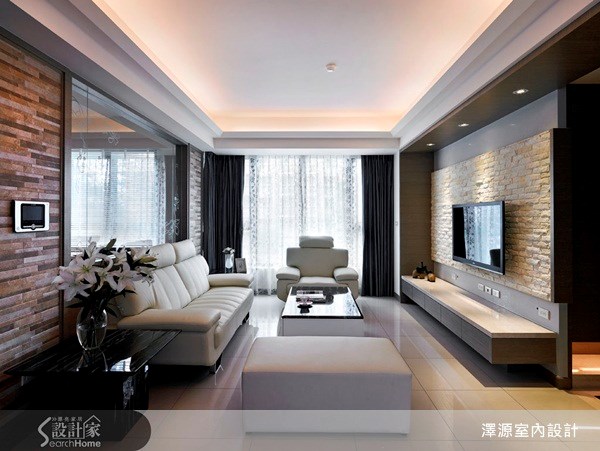40坪＿現代風客廳案例圖片＿澤源室內設計＿澤源_06之5
