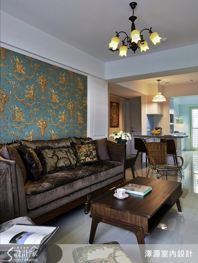 30坪＿美式風客廳案例圖片＿澤源室內設計＿澤源_11之5