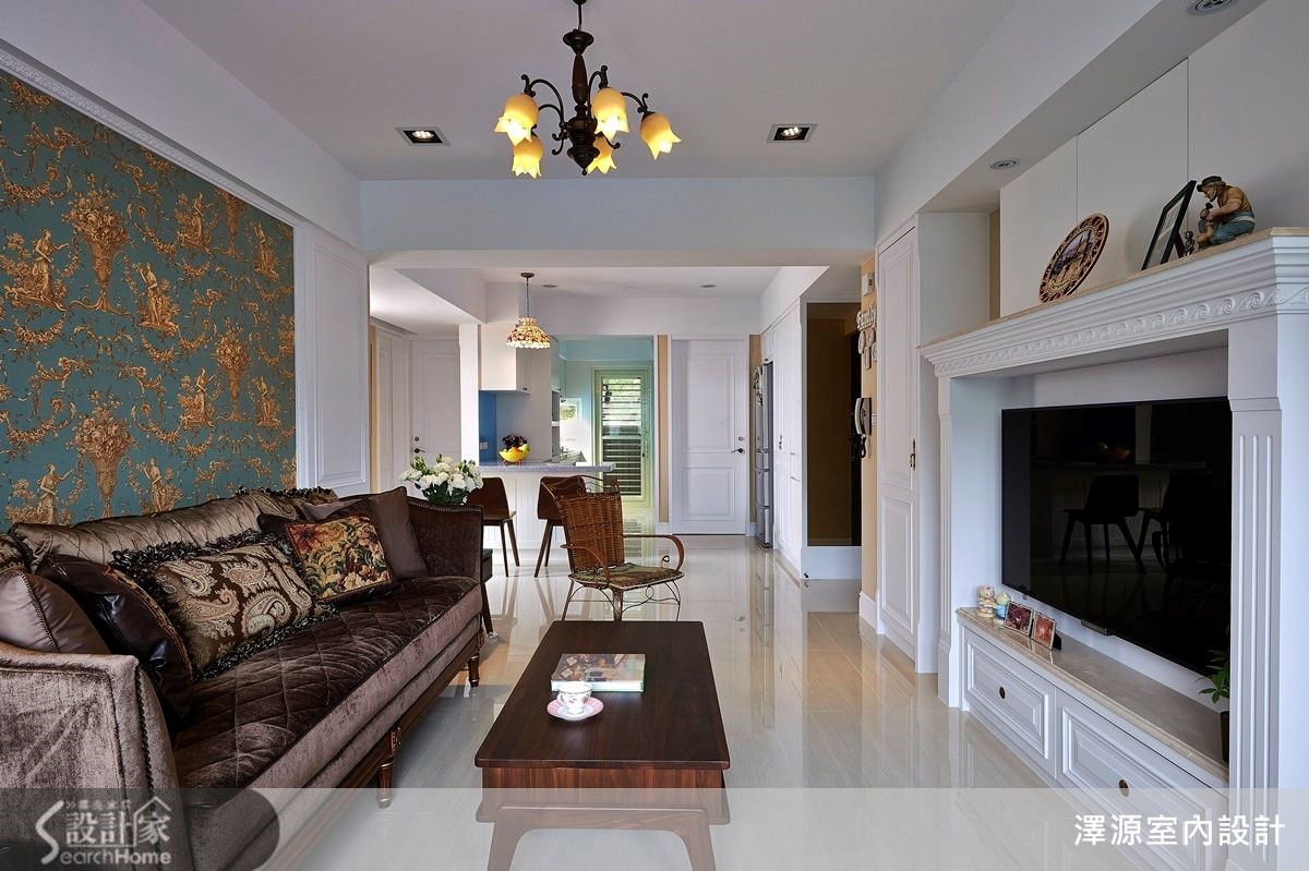 30坪＿美式風客廳案例圖片＿澤源室內設計＿澤源_11之6