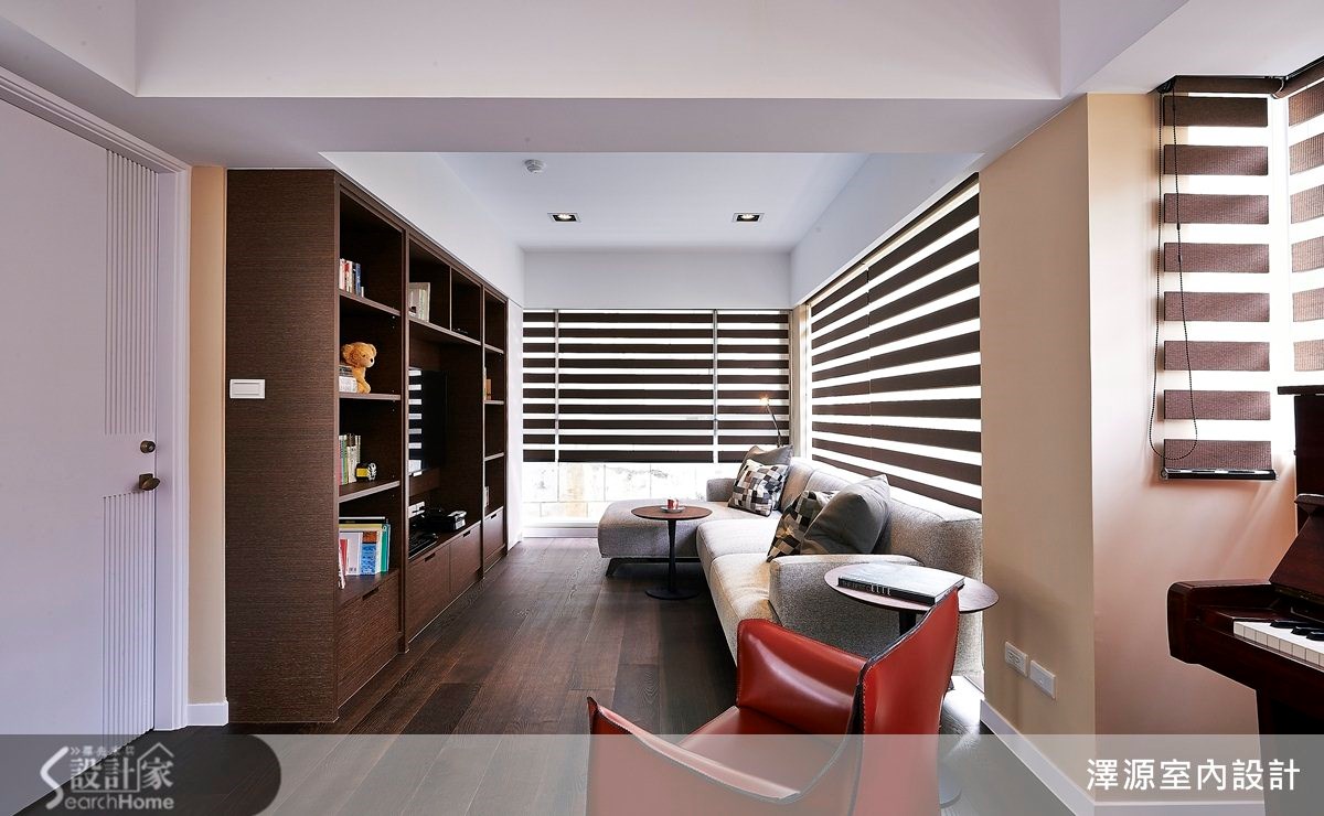 40坪＿簡約風客廳案例圖片＿澤源室內設計＿澤源_12之9