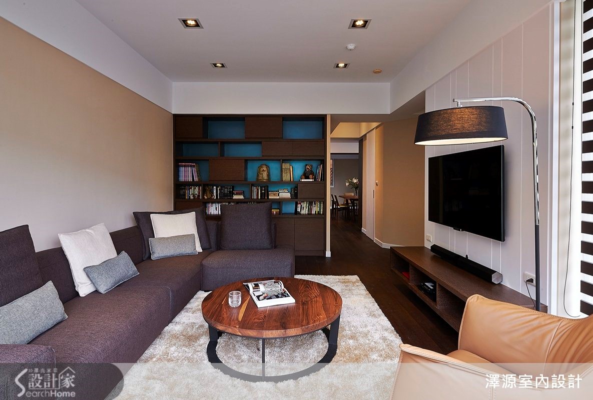 40坪＿簡約風客廳案例圖片＿澤源室內設計＿澤源_12之4