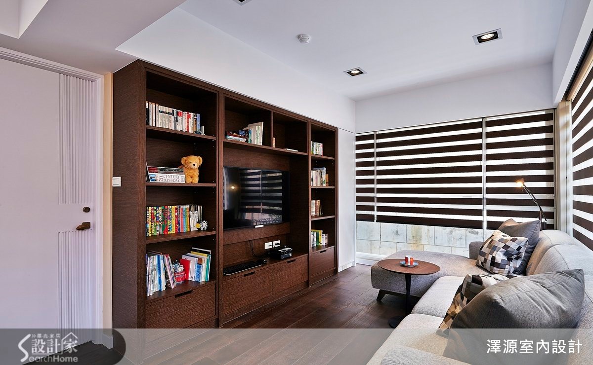 40坪＿簡約風客廳案例圖片＿澤源室內設計＿澤源_12之10