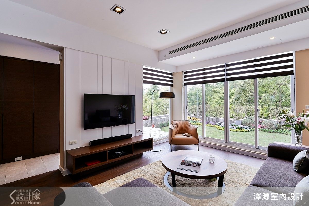 40坪＿簡約風客廳案例圖片＿澤源室內設計＿澤源_12之2