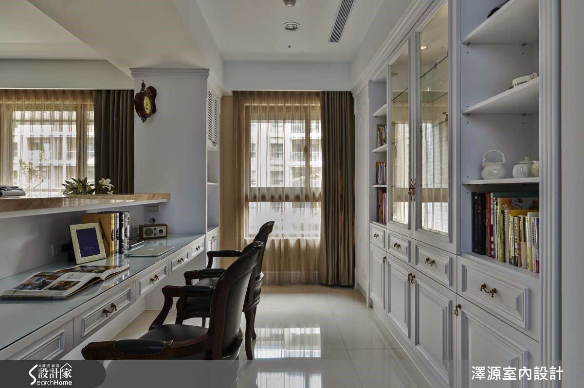 35坪＿新古典書房案例圖片＿澤源室內設計＿澤源_13之9