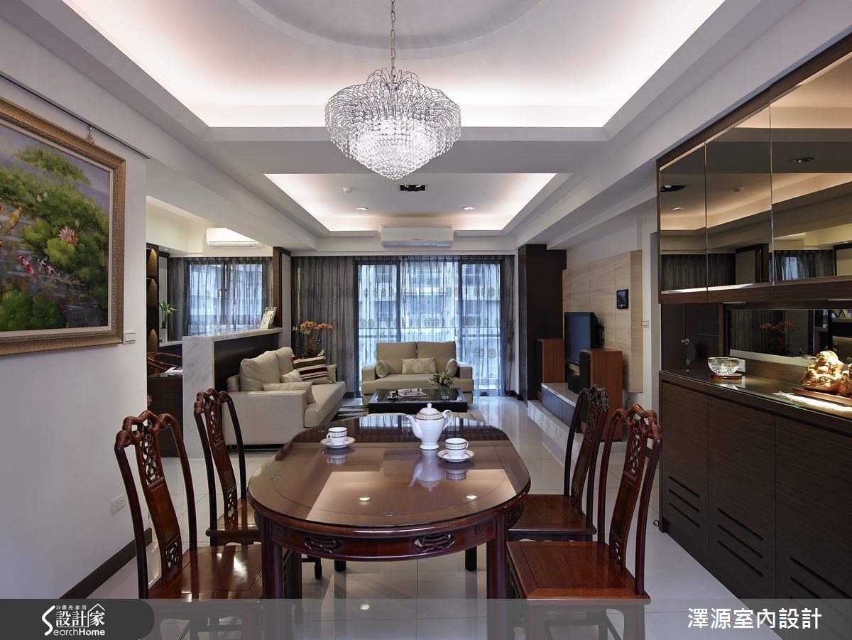 32坪新成屋(5年以下)＿混搭風餐廳案例圖片＿澤源室內設計＿澤源_15之6
