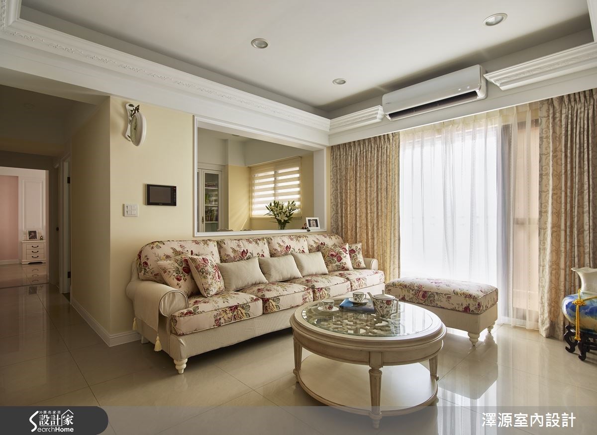 32坪新成屋(5年以下)＿鄉村風客廳案例圖片＿澤源室內設計＿澤源_16之2