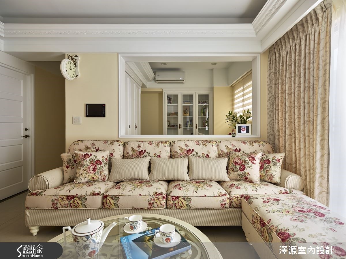 32坪新成屋(5年以下)＿鄉村風客廳案例圖片＿澤源室內設計＿澤源_16之5
