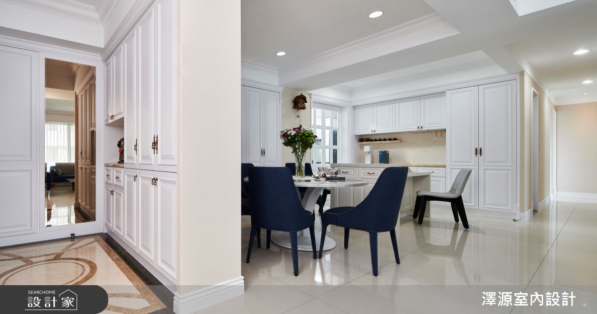 40坪新成屋(5年以下)＿美式風玄關餐廳案例圖片＿澤源室內設計＿澤源_18之2