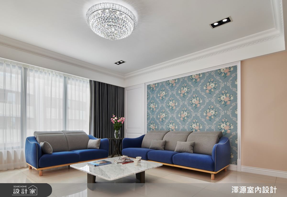 40坪新成屋(5年以下)＿美式風客廳案例圖片＿澤源室內設計＿澤源_18之5