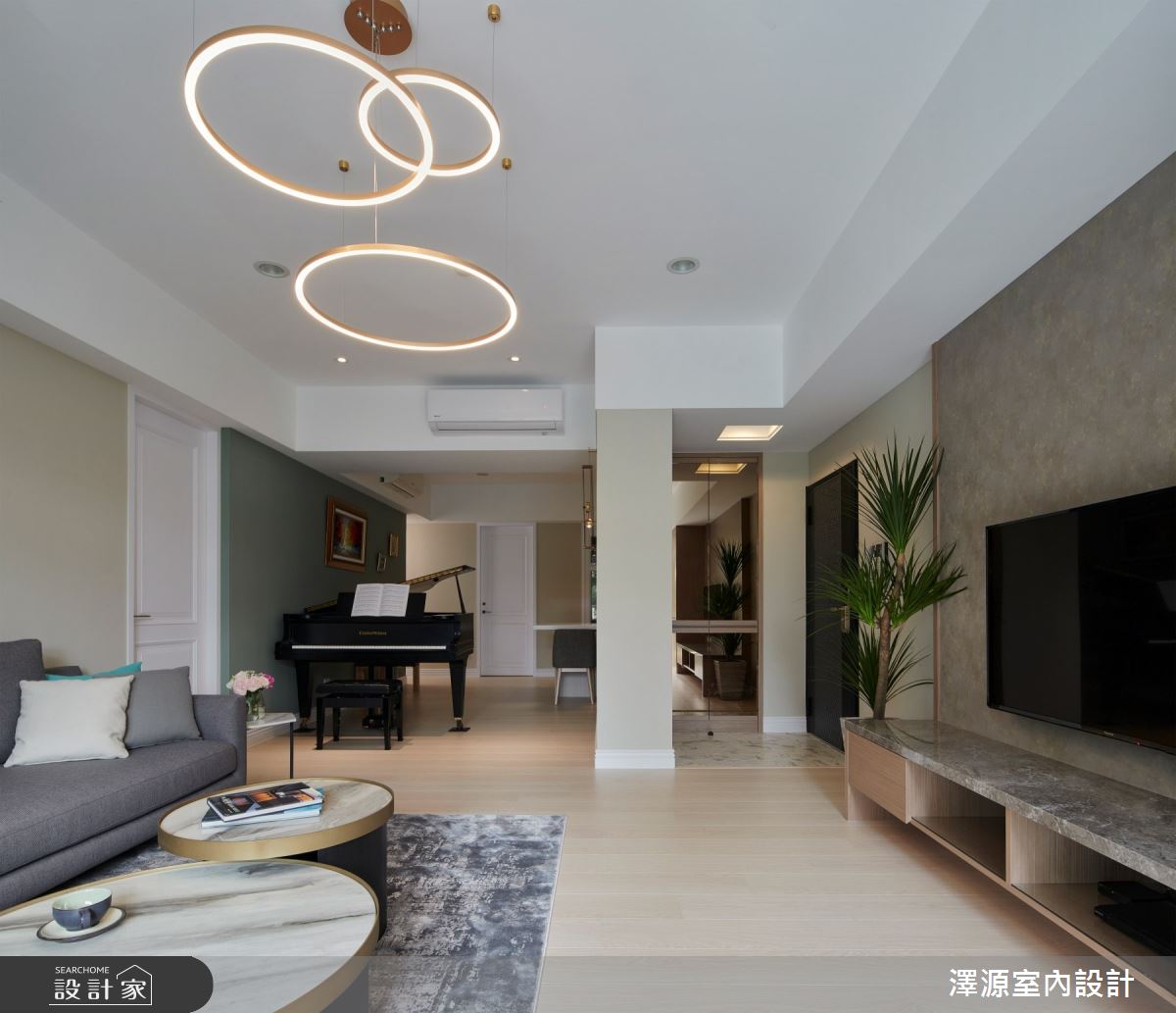 42坪老屋(16~30年)＿混搭風客廳案例圖片＿澤源室內設計＿澤源_19之2
