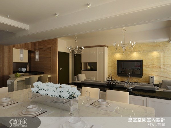72坪預售屋＿奢華風案例圖片＿皇室空間室內設計＿皇室_01之1