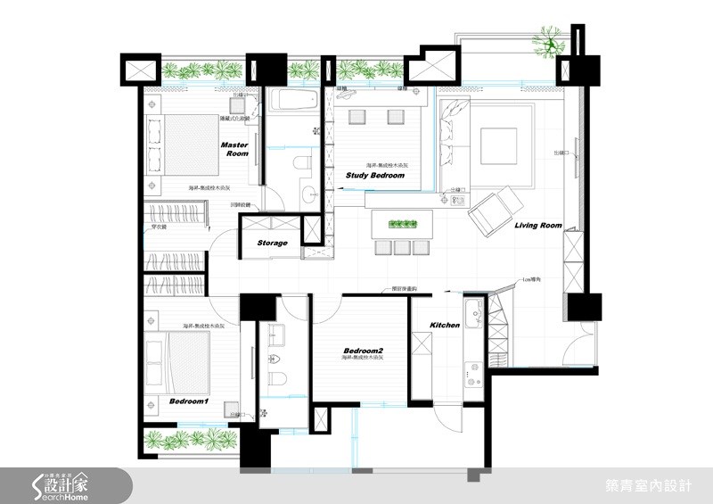 37坪預售屋＿北歐風案例圖片＿築青室內裝修有限公司＿築青_02之16