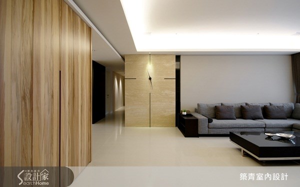 50坪預售屋＿現代風客廳案例圖片＿築青室內裝修有限公司＿築青_03之3