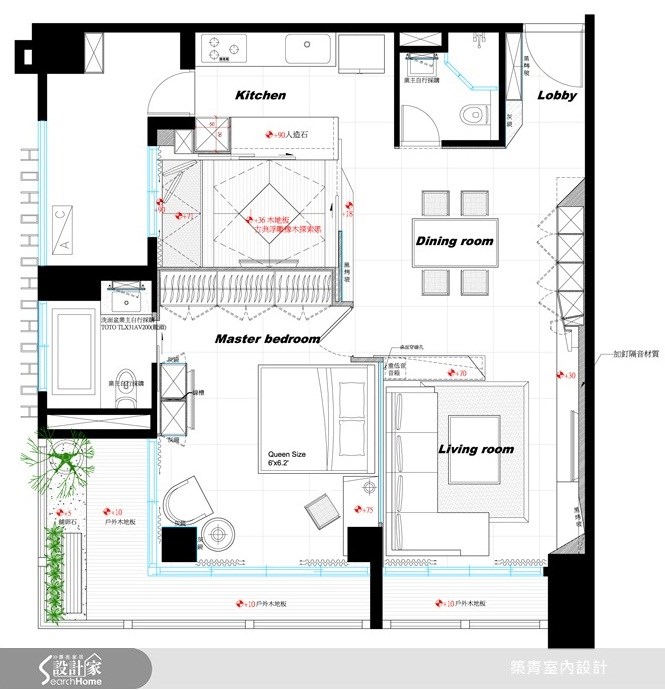 22坪預售屋＿現代風案例圖片＿築青室內裝修有限公司＿築青_04之16