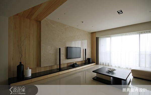 50坪預售屋＿現代風客廳案例圖片＿築青室內裝修有限公司＿築青_05之3