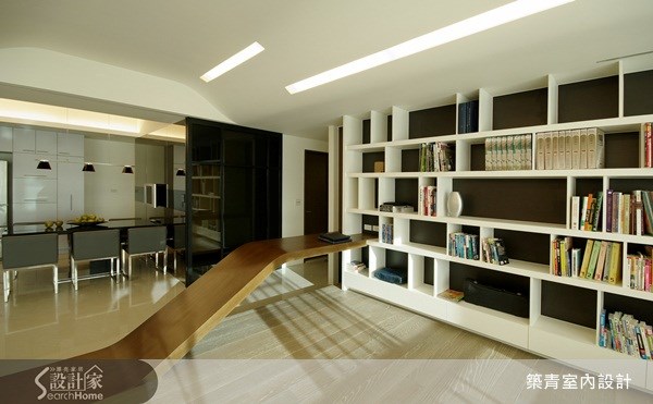 80坪新成屋(5年以下)＿現代風書房案例圖片＿築青室內裝修有限公司＿築青_07之12