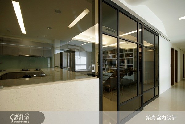 80坪新成屋(5年以下)＿現代風走廊案例圖片＿築青室內裝修有限公司＿築青_07之5