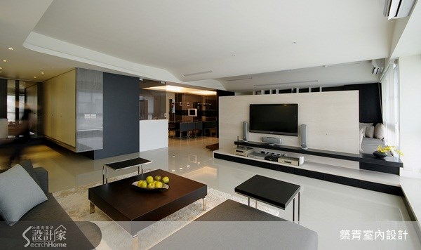 80坪新成屋(5年以下)＿現代風客廳案例圖片＿築青室內裝修有限公司＿築青_07之3