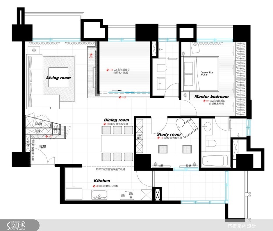 25坪預售屋＿北歐風案例圖片＿築青室內裝修有限公司＿築青_09之13