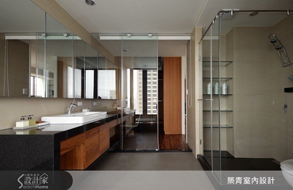 60坪新成屋(5年以下)＿現代風浴室案例圖片＿築青室內裝修有限公司＿築青_10之15