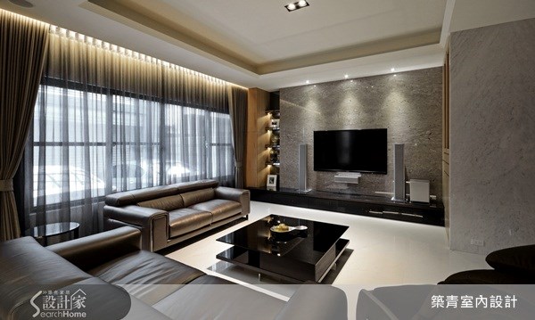 60坪新成屋(5年以下)＿現代風客廳案例圖片＿築青室內裝修有限公司＿築青_11之5