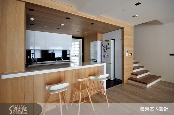60坪預售屋＿北歐風吧檯案例圖片＿築青室內裝修有限公司＿築青_12之4