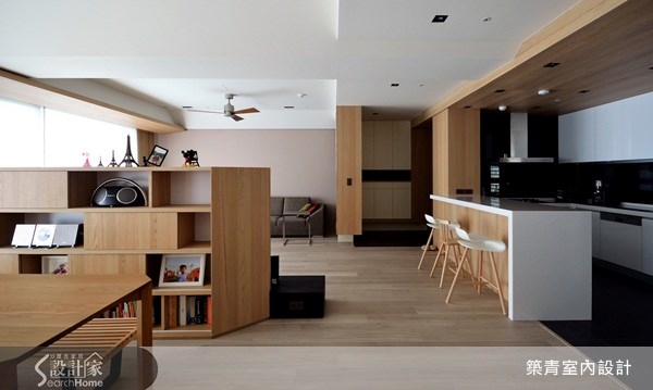 60坪預售屋＿北歐風吧檯案例圖片＿築青室內裝修有限公司＿築青_12之7