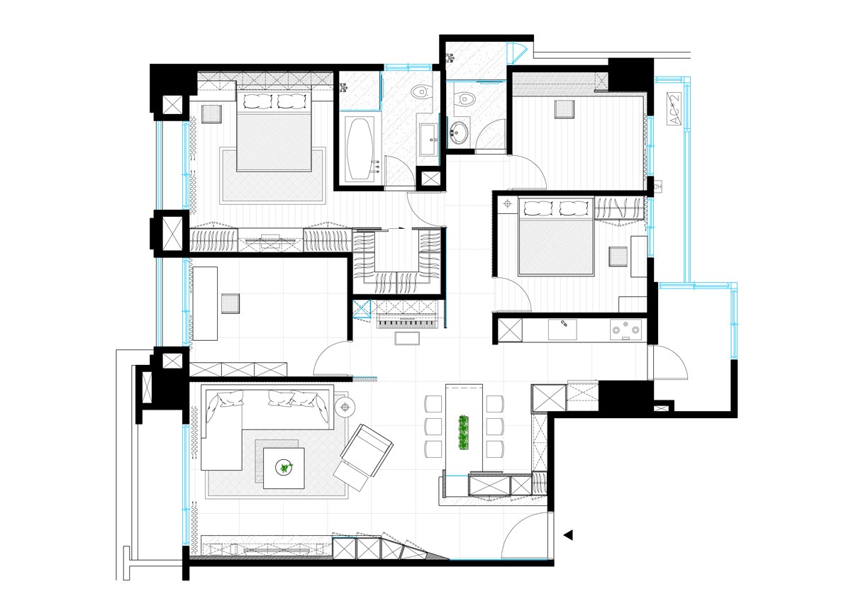 40坪預售屋＿現代風案例圖片＿築青室內裝修有限公司＿築青_16之19