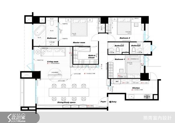 40坪預售屋＿北歐風案例圖片＿築青室內裝修有限公司＿築青_17之18