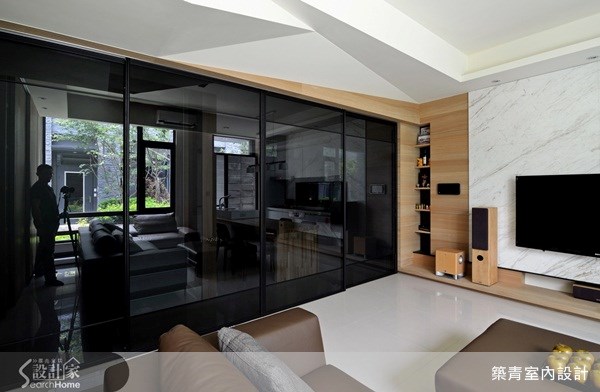 60坪預售屋＿現代風客廳案例圖片＿築青室內裝修有限公司＿築青_20之3
