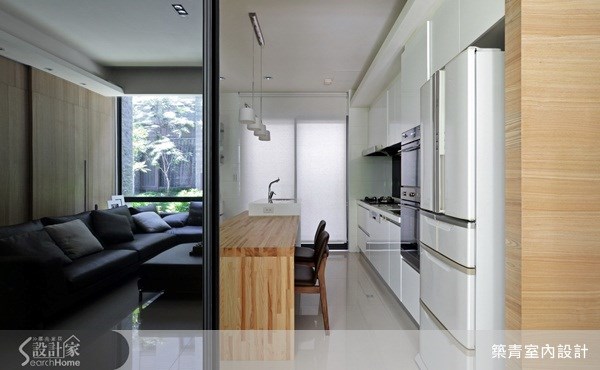 60坪預售屋＿現代風客廳餐廳案例圖片＿築青室內裝修有限公司＿築青_20之11