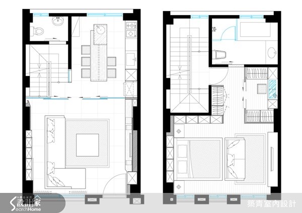 60坪預售屋＿現代風案例圖片＿築青室內裝修有限公司＿築青_20之17