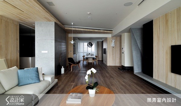 55坪預售屋＿北歐風客廳案例圖片＿築青室內裝修有限公司＿築青_21之10