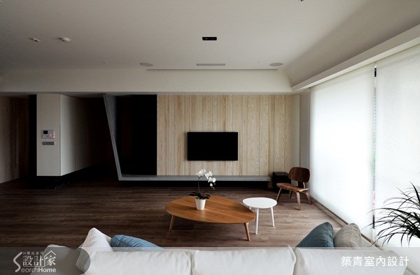 55坪預售屋＿北歐風客廳案例圖片＿築青室內裝修有限公司＿築青_21之7