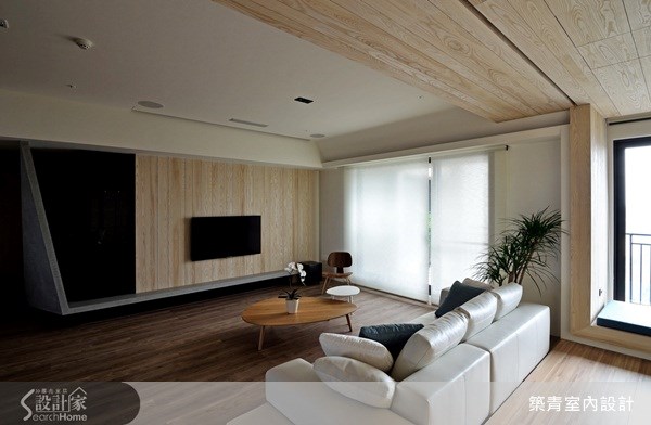 55坪預售屋＿北歐風客廳案例圖片＿築青室內裝修有限公司＿築青_21之6