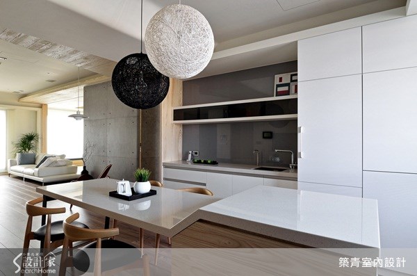 55坪預售屋＿北歐風廚房案例圖片＿築青室內裝修有限公司＿築青_21之22