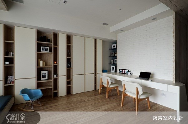 55坪預售屋＿北歐風書房案例圖片＿築青室內裝修有限公司＿築青_21之16