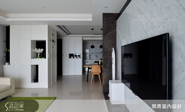 35坪預售屋＿現代風客廳案例圖片＿築青室內裝修有限公司＿築青_22之1