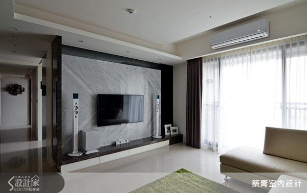 35坪預售屋＿現代風客廳案例圖片＿築青室內裝修有限公司＿築青_22之4