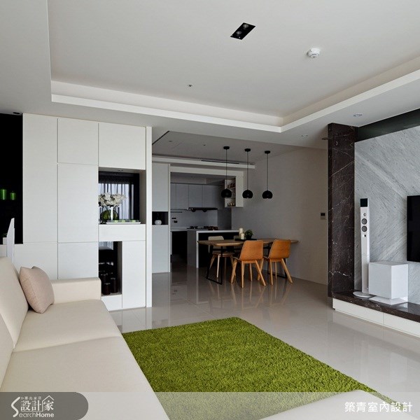 35坪預售屋＿現代風客廳案例圖片＿築青室內裝修有限公司＿築青_22之3