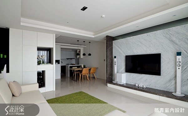 35坪預售屋＿現代風客廳案例圖片＿築青室內裝修有限公司＿築青_22之2