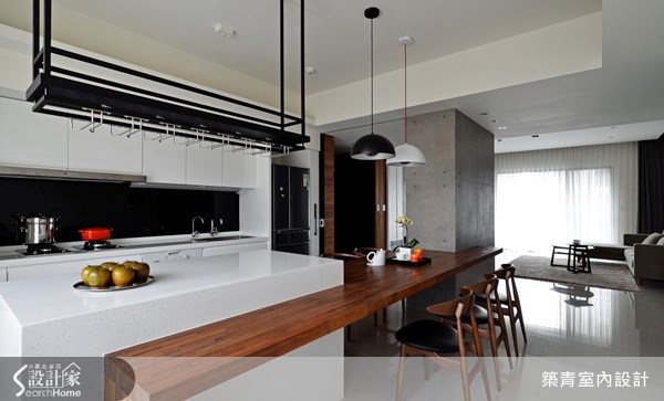 45坪預售屋＿北歐風吧檯案例圖片＿築青室內裝修有限公司＿築青_23之16