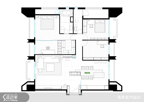 45坪預售屋＿北歐風案例圖片＿築青室內裝修有限公司＿築青_23之25