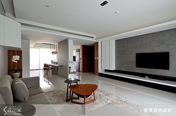 45坪預售屋＿北歐風客廳案例圖片＿築青室內裝修有限公司＿築青_23之5
