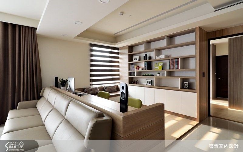 35坪預售屋＿現代風客廳案例圖片＿築青室內裝修有限公司＿築青_24之7