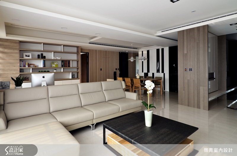 35坪預售屋＿現代風客廳案例圖片＿築青室內裝修有限公司＿築青_24之6