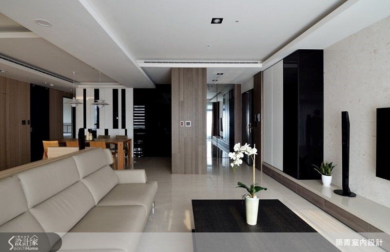 35坪預售屋＿現代風客廳案例圖片＿築青室內裝修有限公司＿築青_24之2