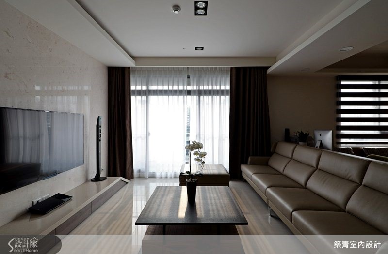 35坪預售屋＿現代風客廳案例圖片＿築青室內裝修有限公司＿築青_24之4
